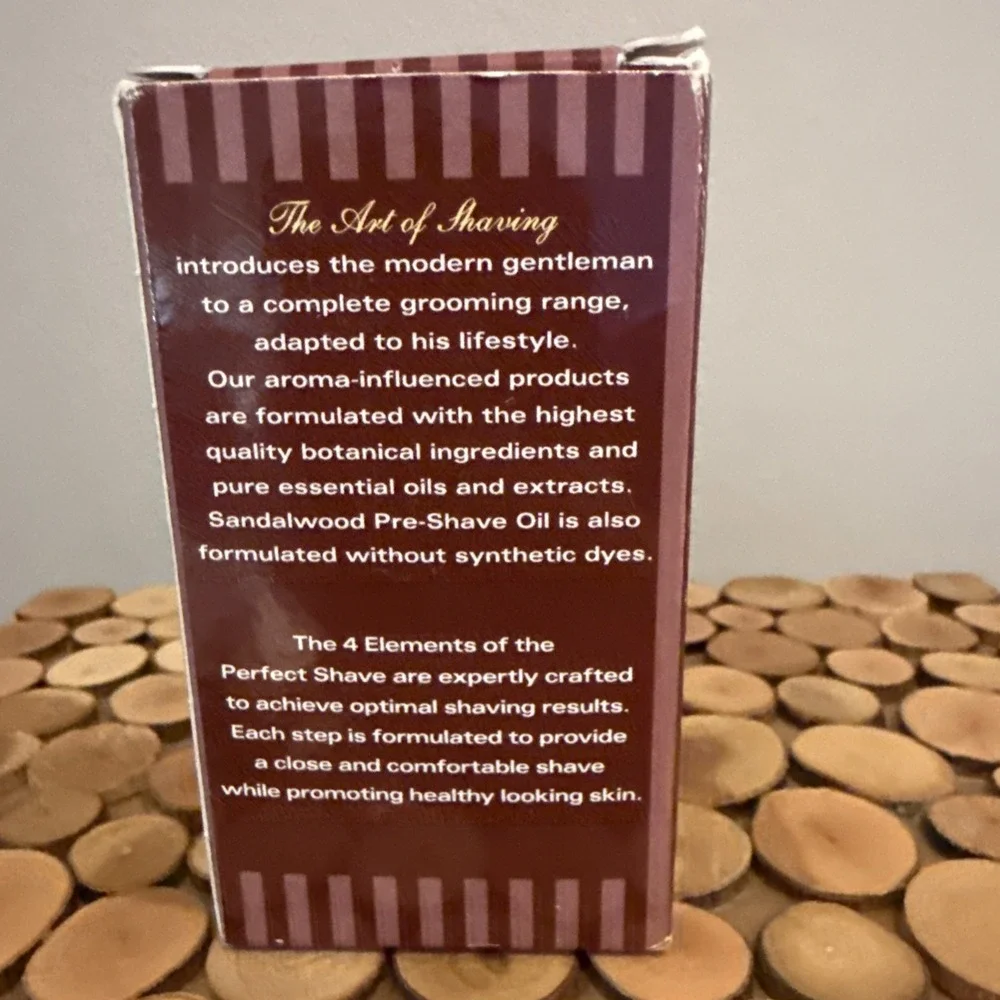 The Art of Shaving Pre-Shave‎ Oil Sandalwood 2 Oz / 60ml ~ New In Box
